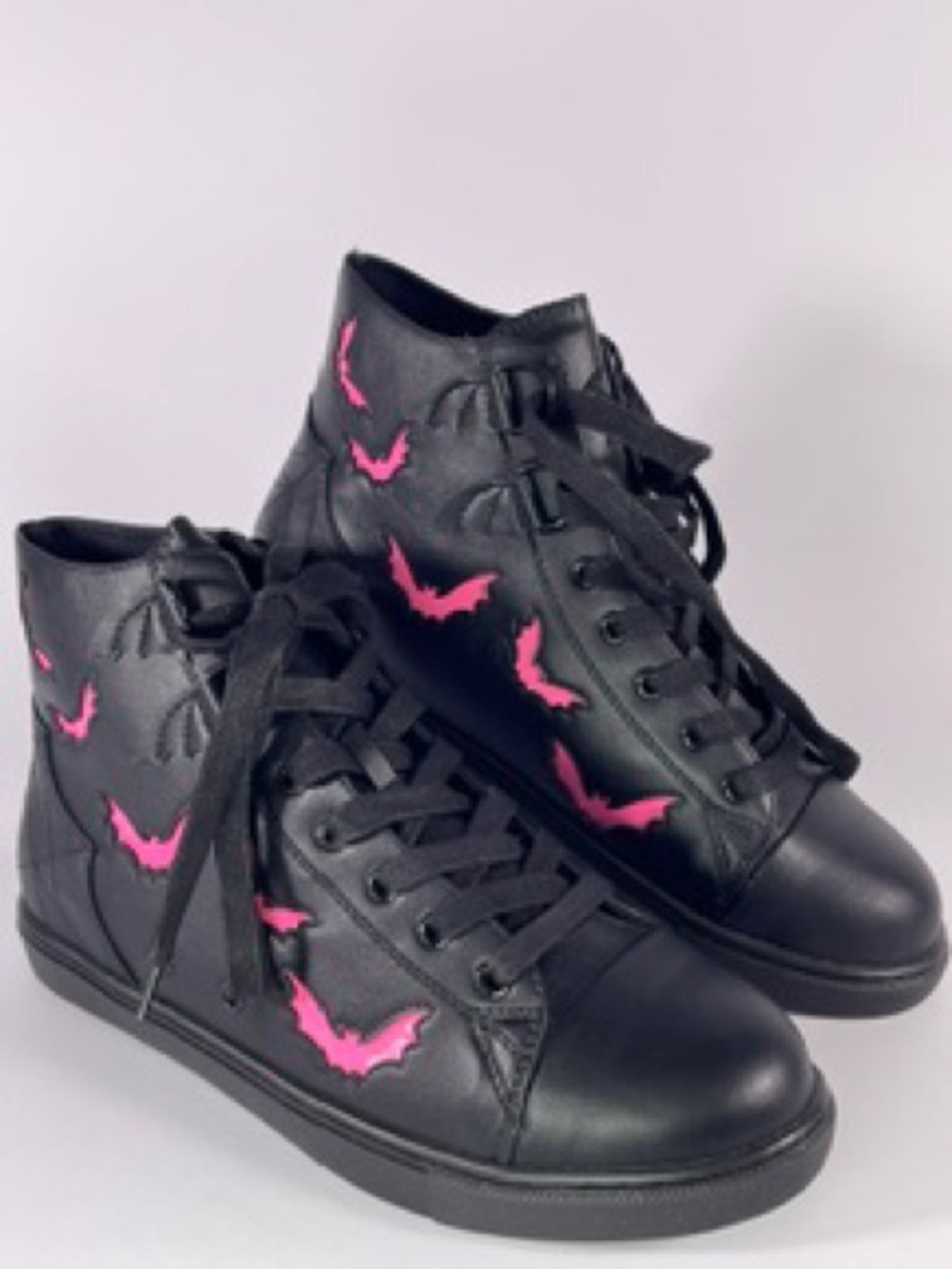 Reflective Bat High-Top Sneakers - Strange Cvlt shoes